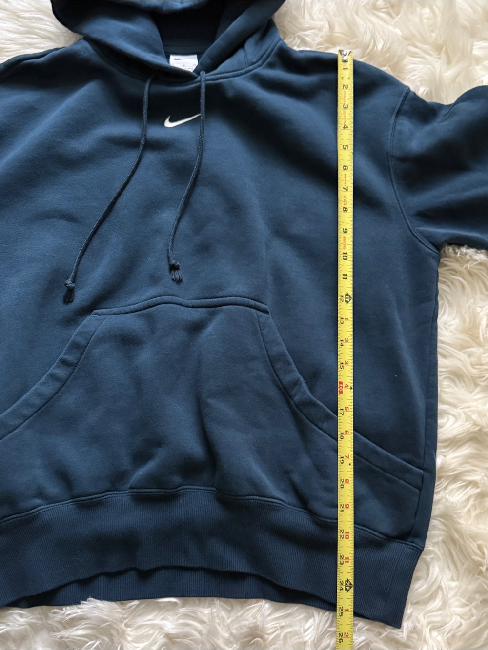 Nike Phoenix Oversized Hoodie Sweatshirt Navy Blue Women’s Size Small - Picture 9 of 10